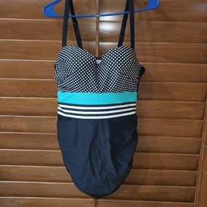 Cacique 1 Piece Bathing Suit - Size 18